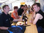 Beim Mittagessen